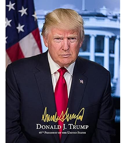 Amazon.com: Iconic Arts Donald J. Trump 45th US President